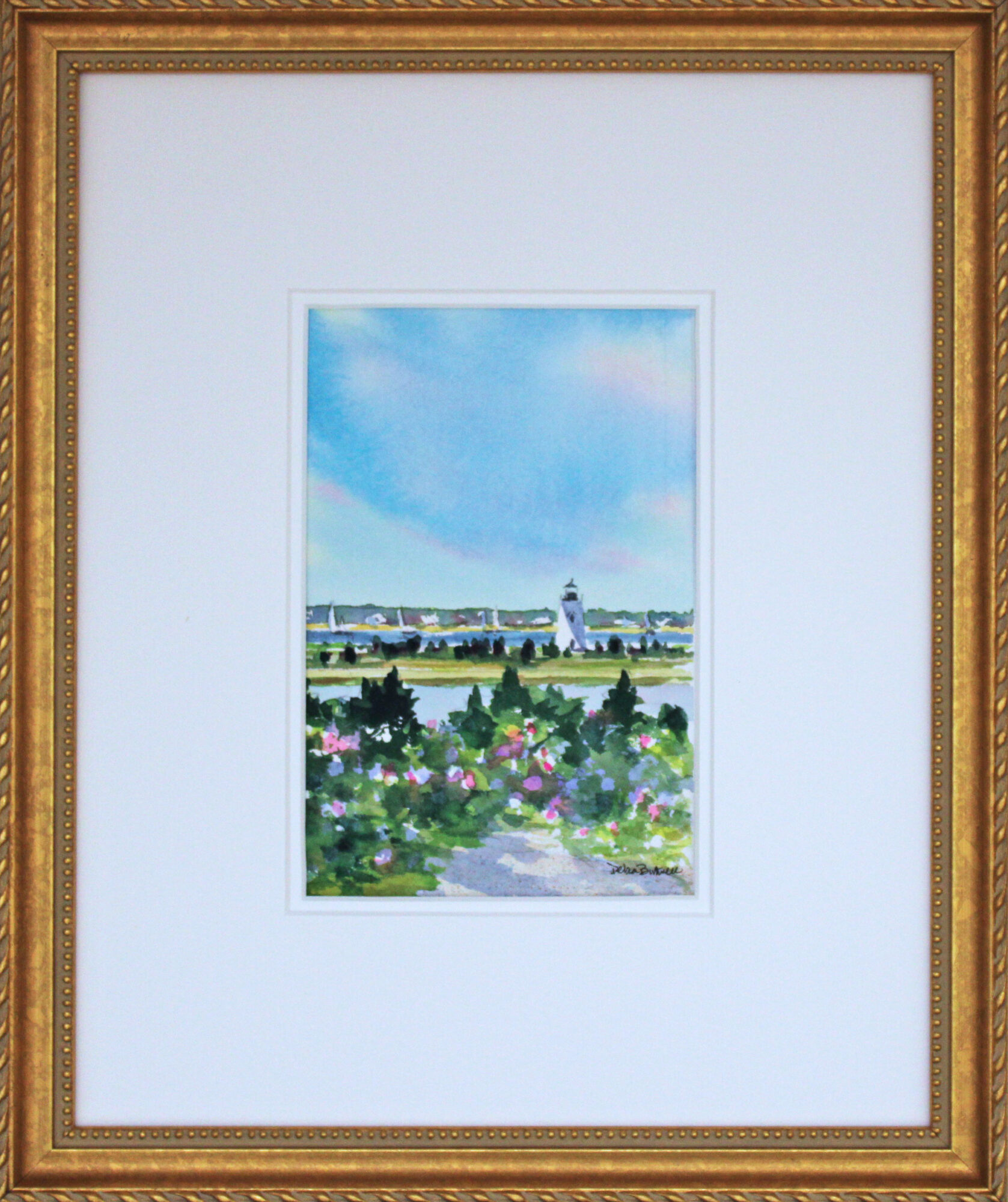 Pond View of Edgartown Light