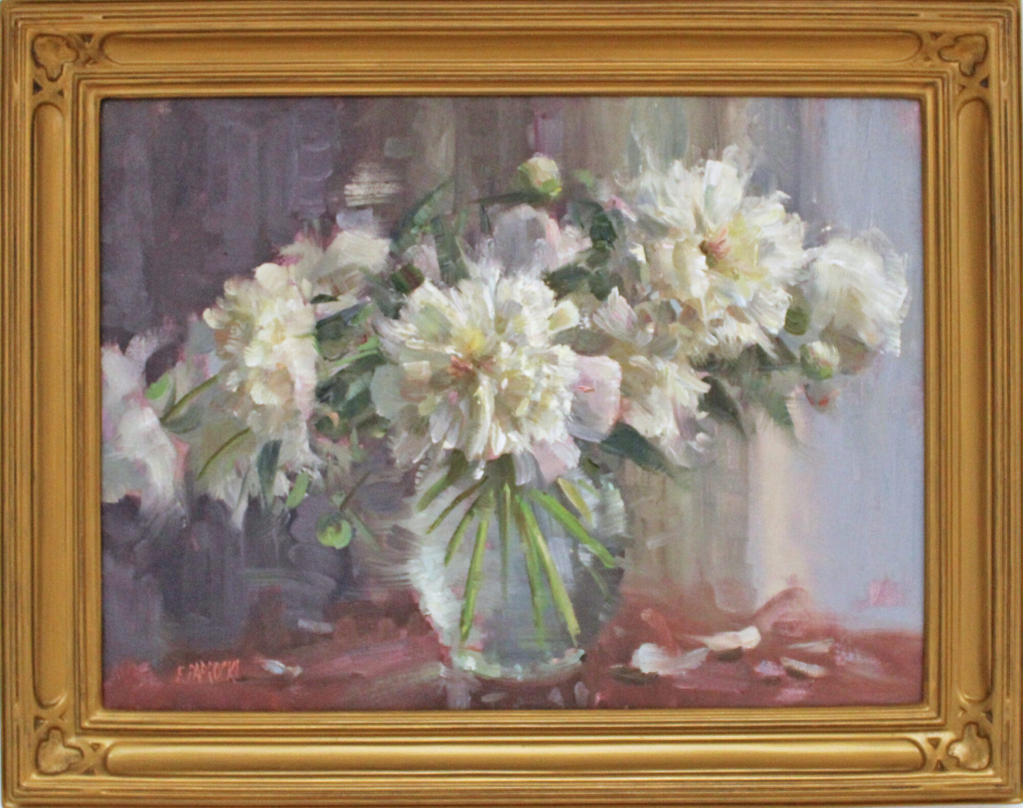 Platinum Peonies