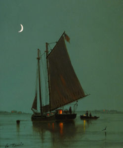 Evening on the Mooring by William R. Davis