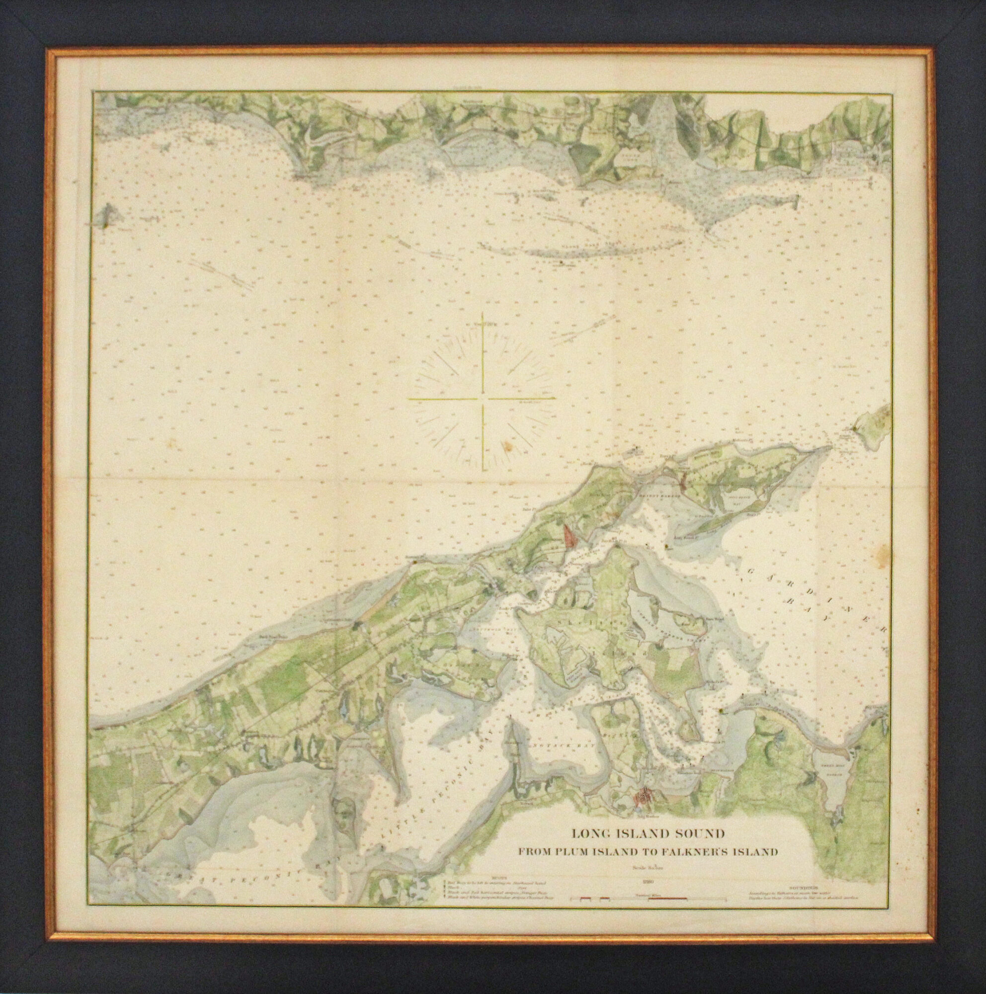 Long Island Sound From Plum Island to Falkner's Island 1880