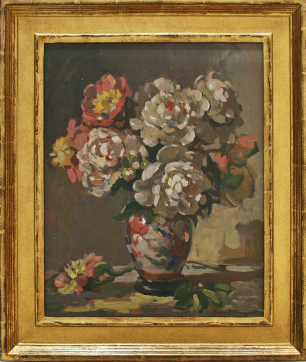 Peonies in Ginger Jar