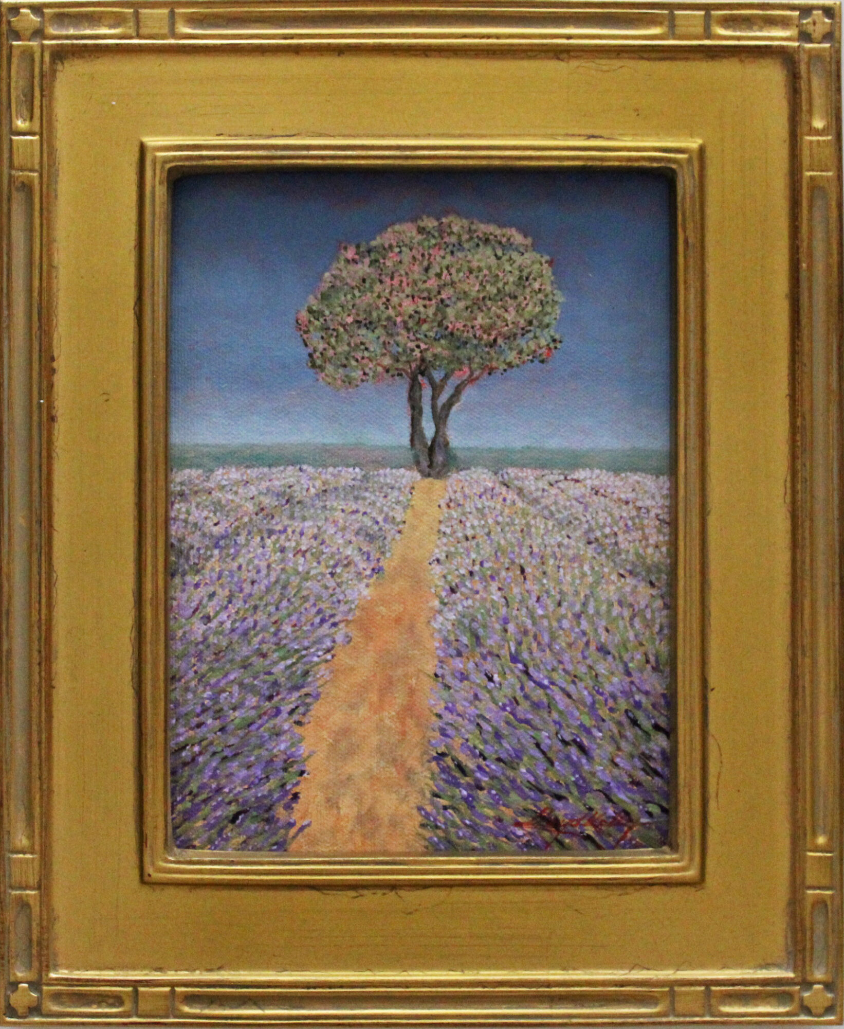 Lavender and Tree