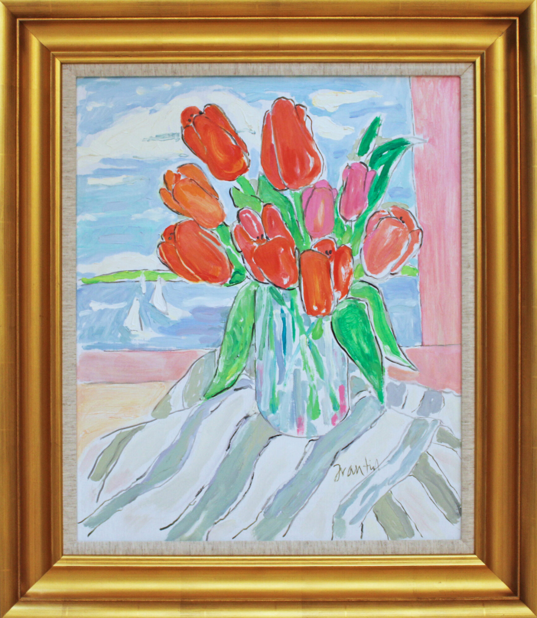 Tulips and Sailboats
