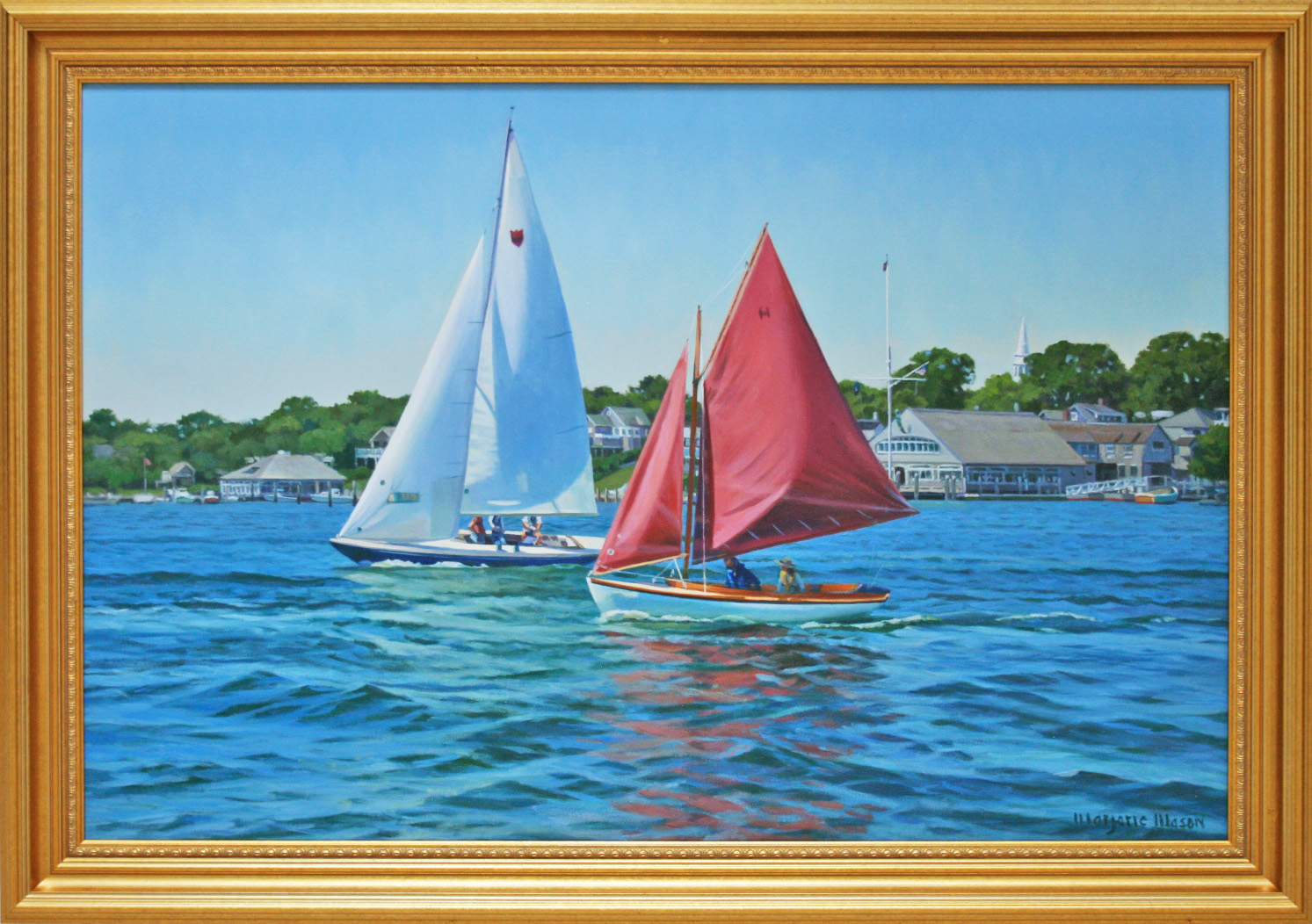 Edgartown Yacht Club Red and White