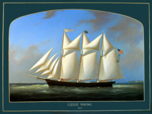 "Schooner Lizzie Young 1873" by William R. Davis