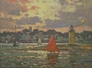 "Sunset Sail, Edgartown" by John C. Traynor