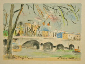"Le Pont Neuf" by Maurice Utrillo