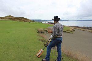 John C. Traynor on location Chambers Bay