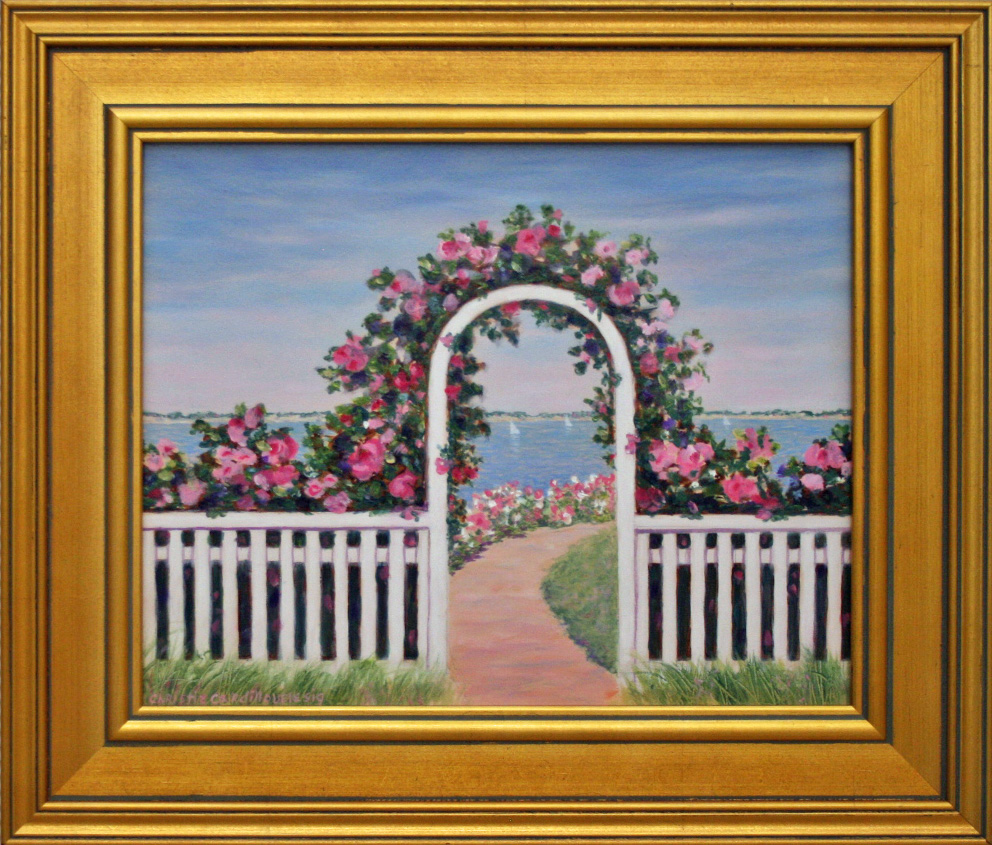 Rose Arbor by the Sea