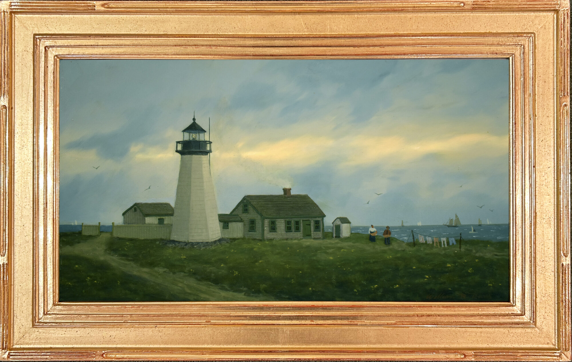 Early Cape Poge Lighthouse 1844