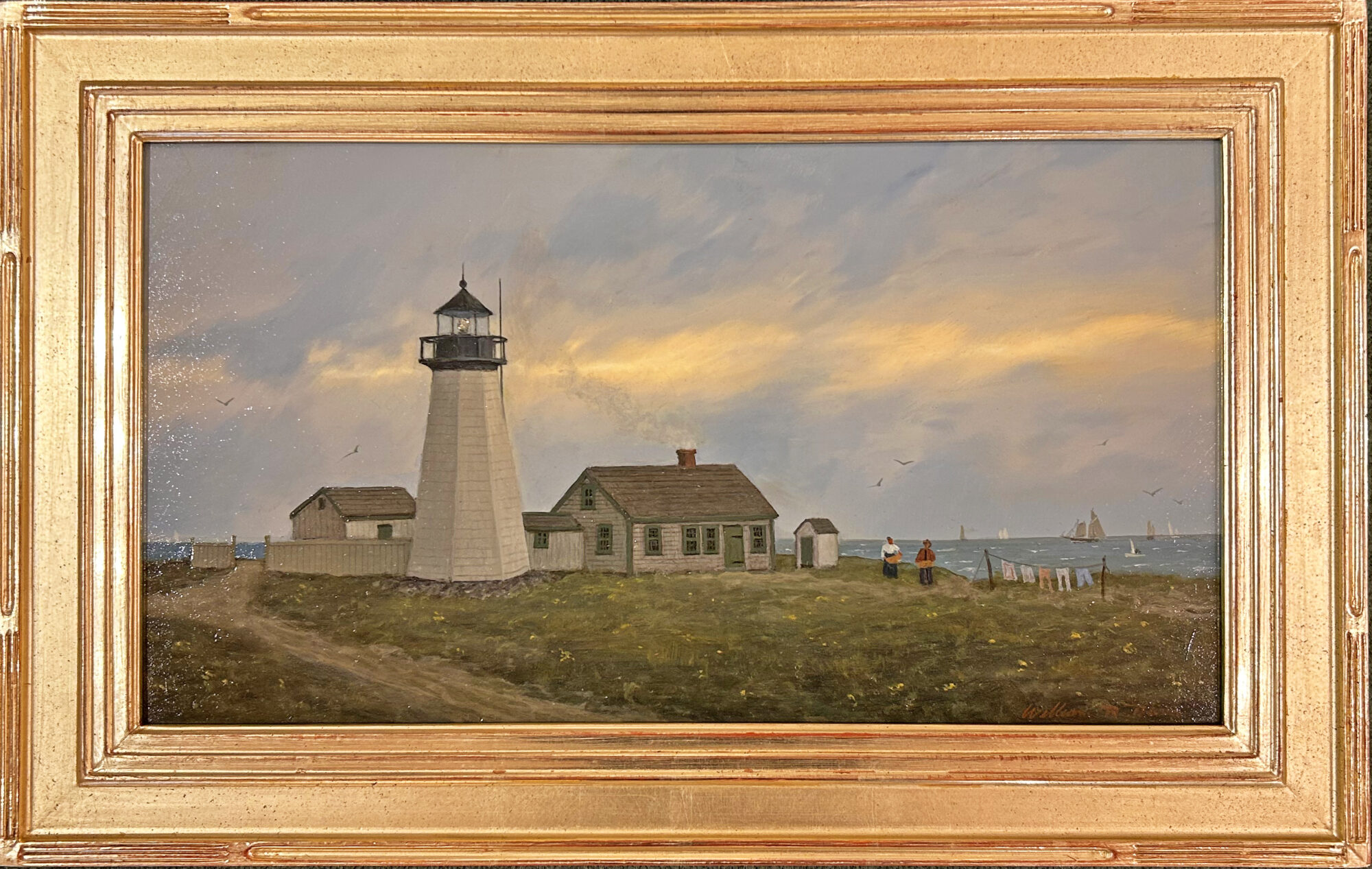 Early Cape Poge Lighthouse 1844