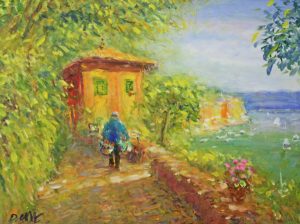 Walking Home in Portofino by Duane Alt