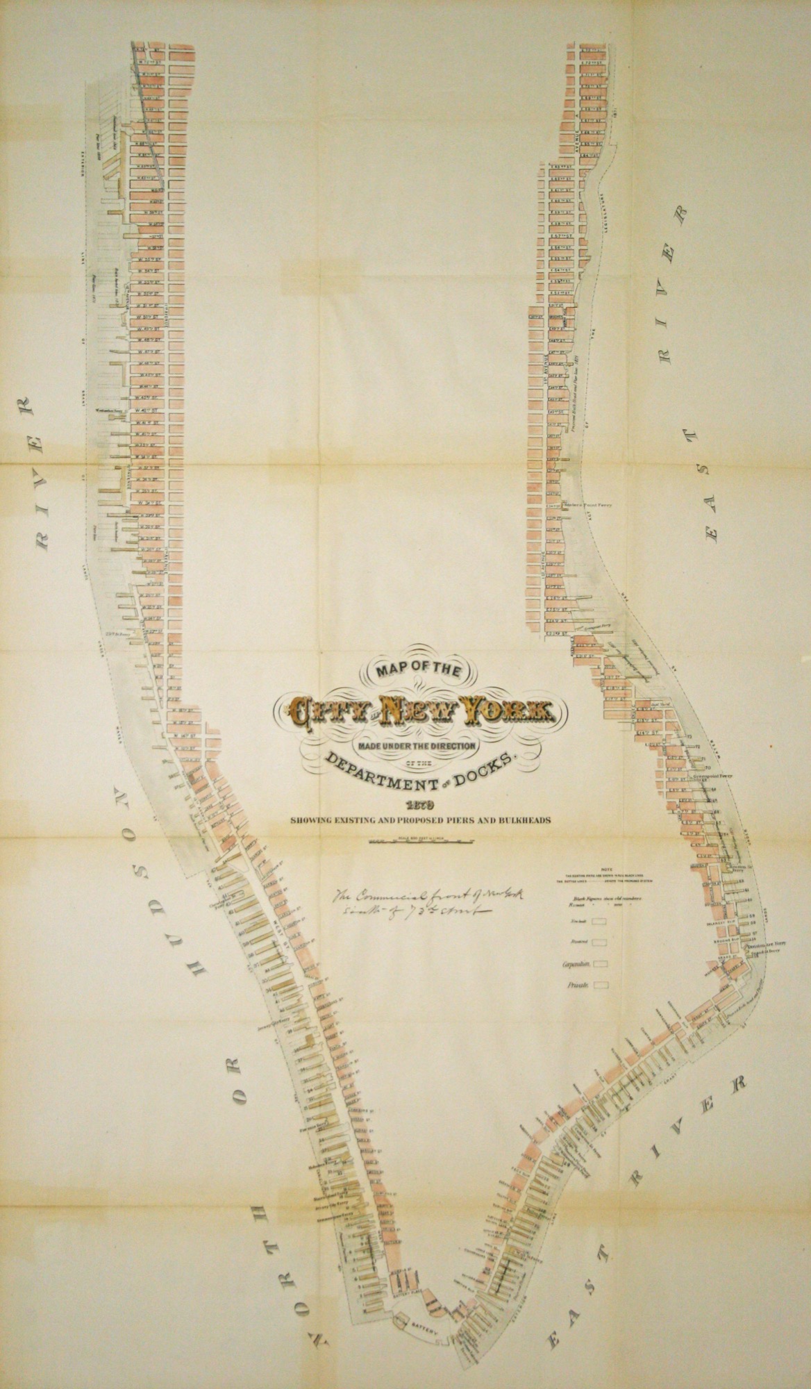 Map of the City of New York 1879