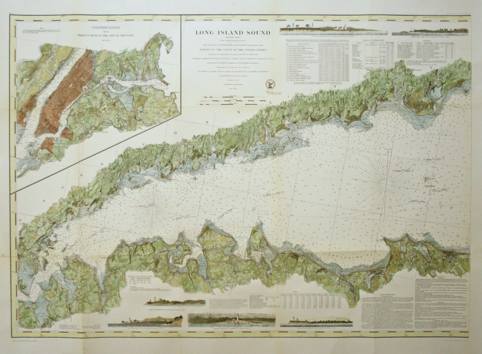 Long Island Sound 1855 (set of three)