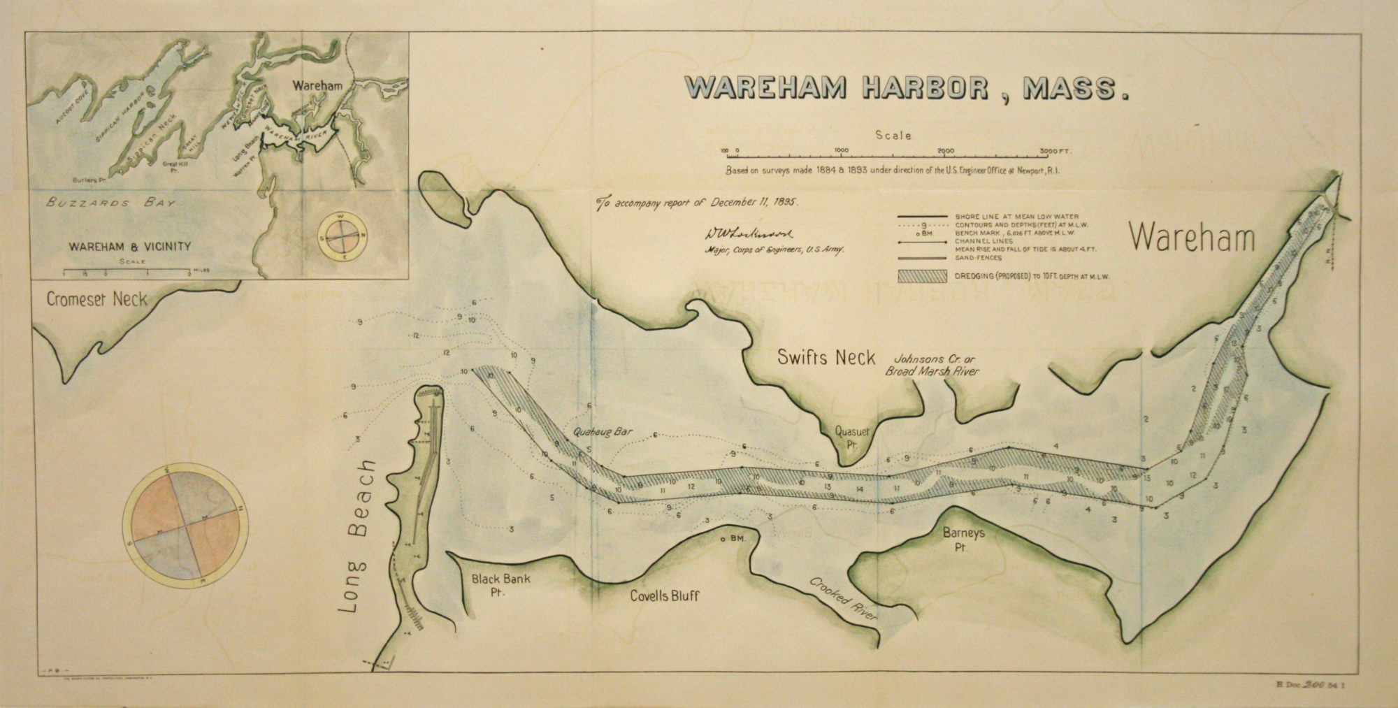 Wareham Harbor, Mass. 1895