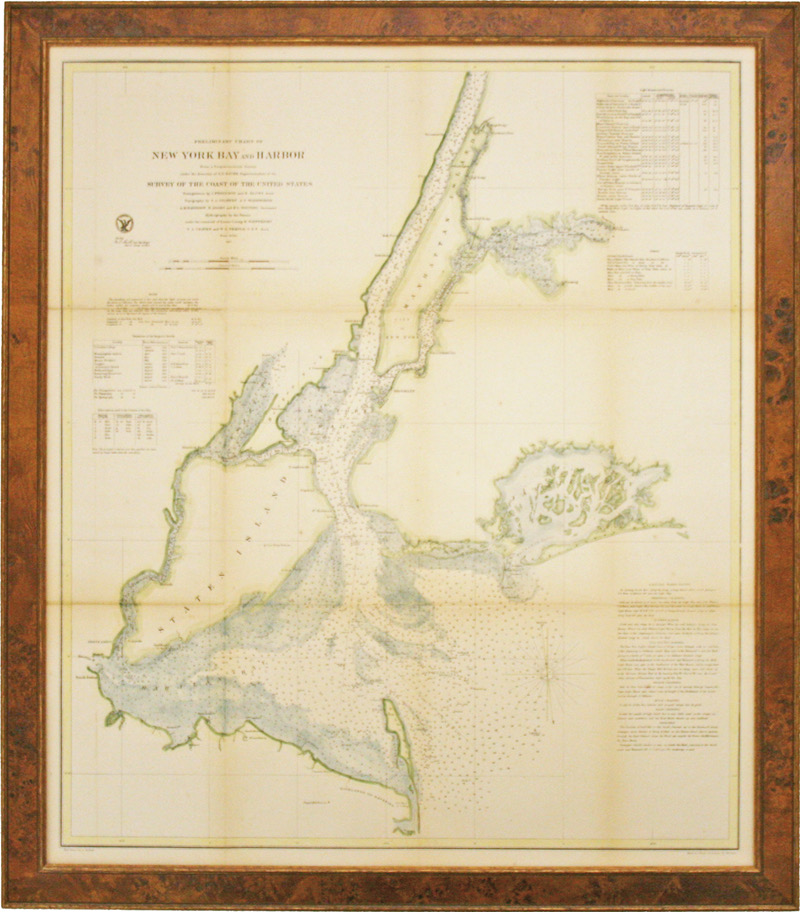 New York Bay and Harbor 1857