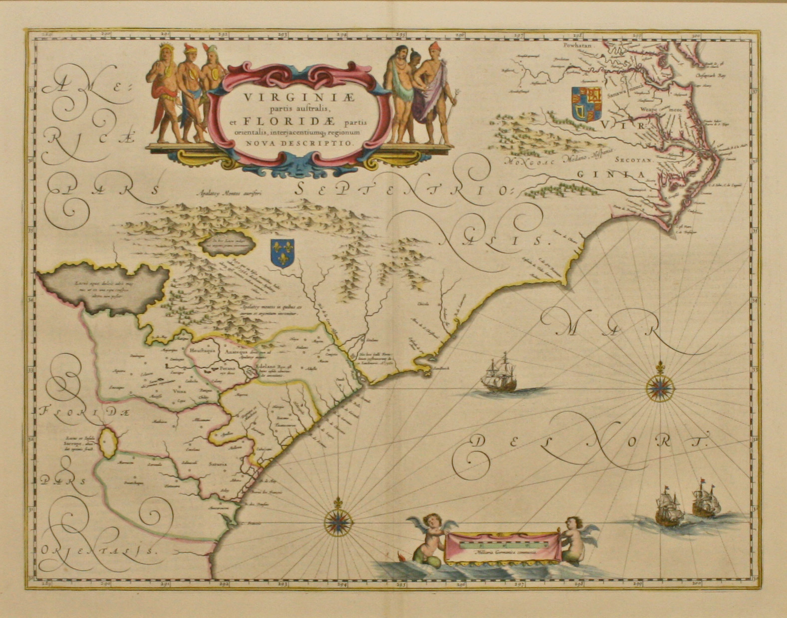 Virginiae et Floridae 1650