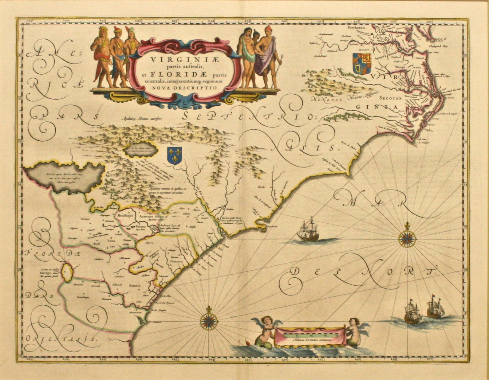 Virginiae et Floridae 1650