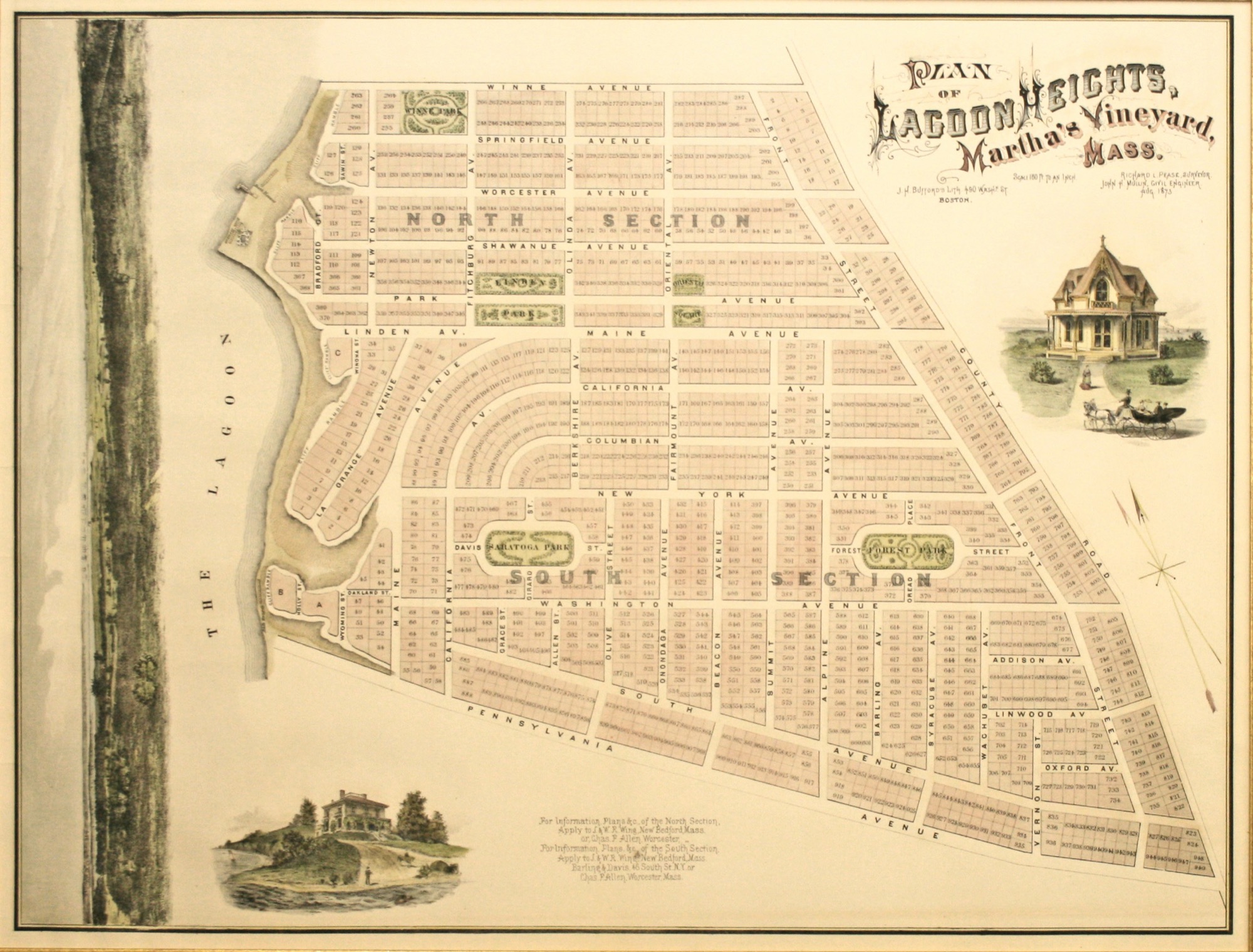 Plan of Lagoon Heights 1873