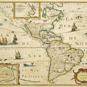 Carte de L'Amerique 1640